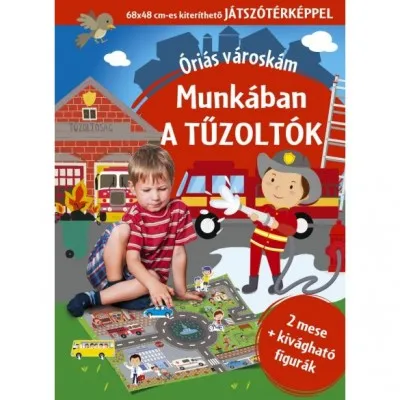 Munkában a tűzoltók - Óriás városkám Alacsony ár