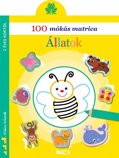 Outlet 100 mókás matrica - Állatok