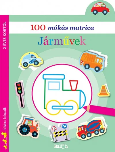 Árcsökkenés 100 mókás matrica - Járművek