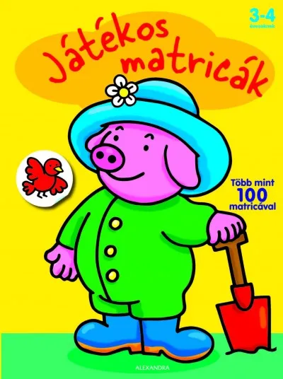 Azonnali szállítás Játékos matricák - Malac
