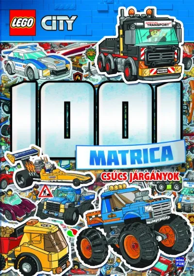 LEGO City 1001 Matrica - Csúcs járgányok Legnépszerűbb