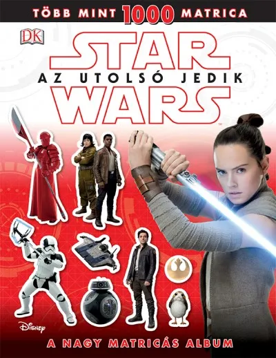 Star Wars - Az utolsó jedik - A nagy matricás album Expressz kézbesítés