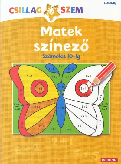 Matek Színező - Számolás 10-ig Azonnali szállítás