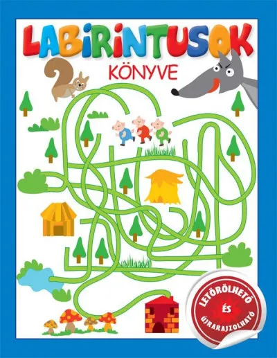 Labirintusok könyve - Letörölhető és újrarajzolható Vásárlói kedvenc