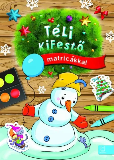 Gyors szállítás Téli kifestő matricákkal
