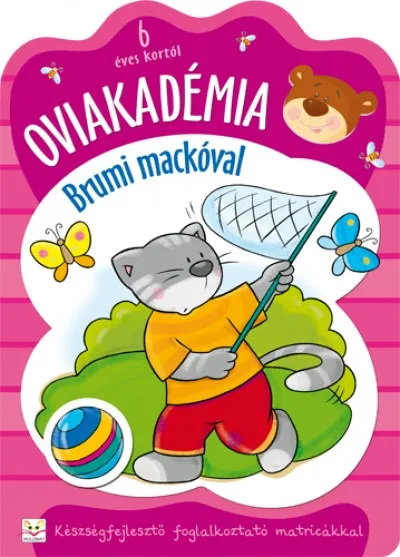 Oviakadémia Brumi mackóval 6 éves kortól - Készségfejlesztő foglalkoztató matricákkal Kedvezmény