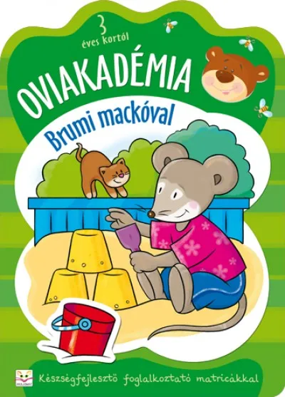 Oviakadémia Brumi mackóval 3 éves kortól - Készségfejlesztő foglalkoztató matricákkal Legnépszerűbb