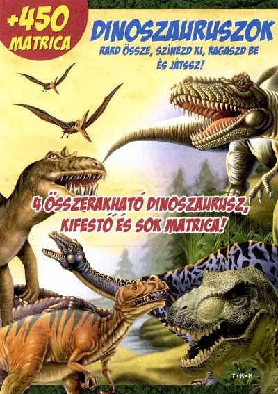 Dinoszauruszok 450 matricával Árengedmény