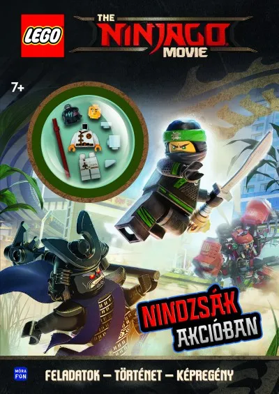 Különleges ajánlat LEGO Ninjago - Nindzsák akcióban - ajándék minifigurával - Feladatok - történet - képregény