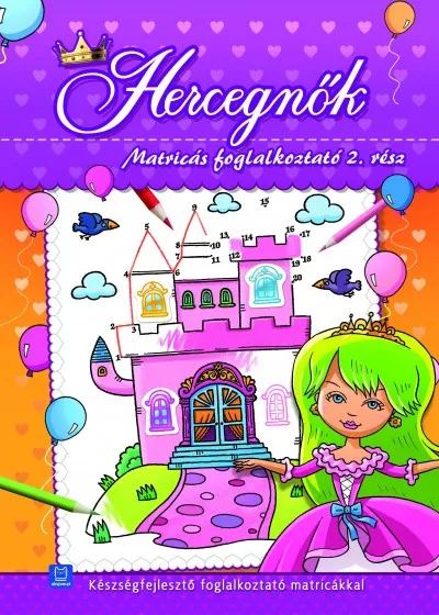Hercegnők - Matricás foglalkoztató 2. rész Végkiárusítás