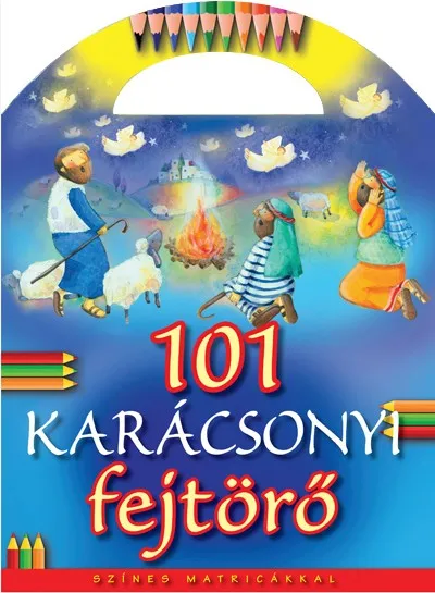 101 karácsonyi fejtörő - Színes matricákkal Népszerű