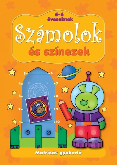 Számolok és színezek 5-6 éveseknek - Matricás gyakorló Végkiárusítás