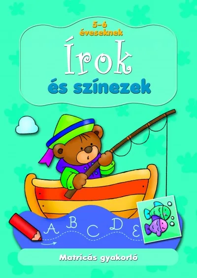 Vedd meg online Írok és színezek 5-6 éveseknek - Matricás gyakorló