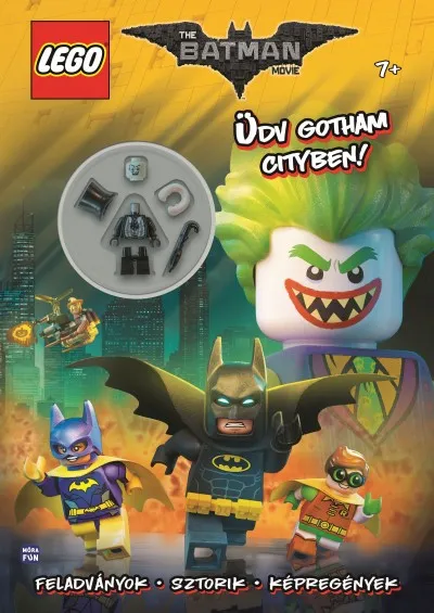 Lego Batman - Üdv Gotham Cityben! - foglalkoztatókönyv ajándék minifigurával Akciós ár