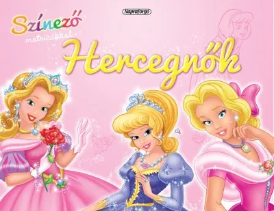 Ajánlat Színező matricákkal - Hercegnők
