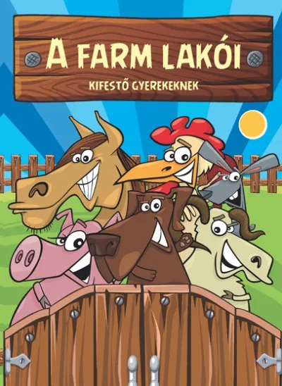 Expressz szállítás A farm lakói - kifestő gyerekeknek