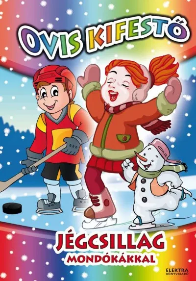 Prémium Jégcsillag - mondókákkal - Ovis kifestő