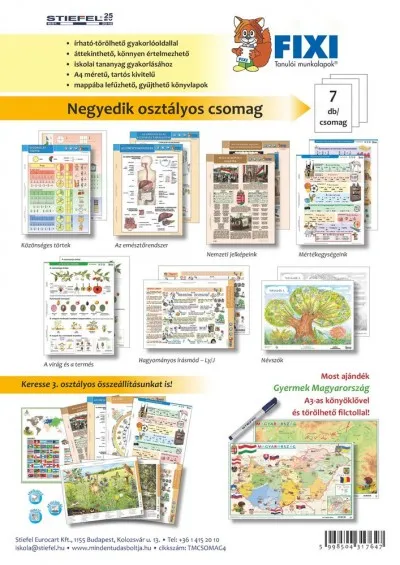 Népszerű Negyedik osztályos tanulói munkalapcsomag