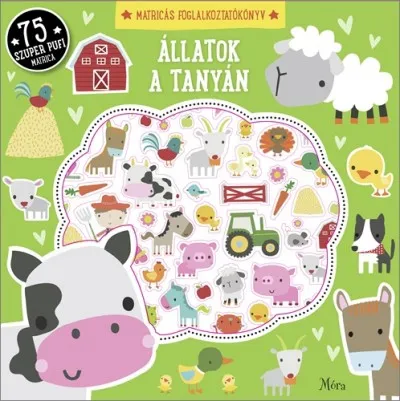 Olcsó Állatok a tanyán - Matricás foglalkoztató