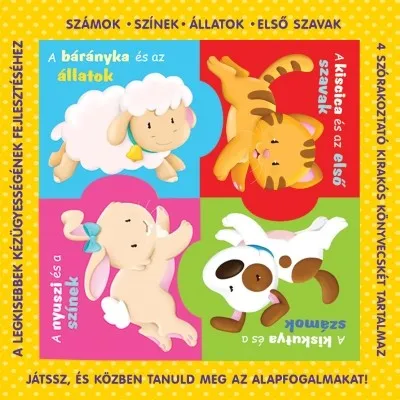 Puzzle-könyvek - számok, színek, állatok, első szavak Akciós ár