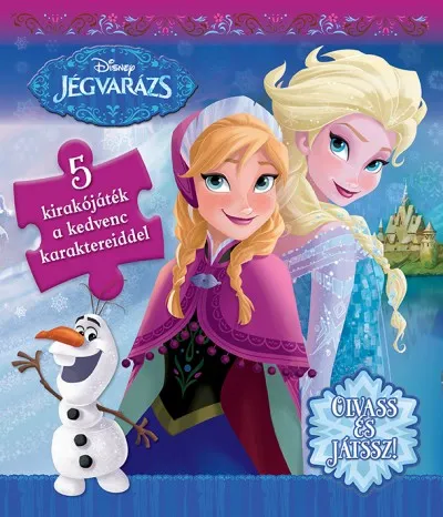 Disney - Szivacsos kirakókönyv - Jégvarázs - 5 kirakójáték a kedvenc karaktereiddel Prémium