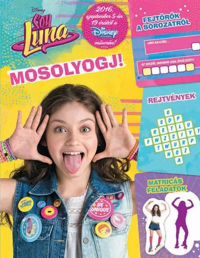 Szuper ajánlat Disney Soy Luna - Mosolyogj! - Fejtörők a sorozatról