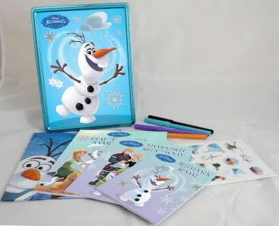 Ajánlat Disney Jégvarázs - Olaf tökéletes napja (Fémdoboz) - 3 könyv, 4 filctoll, poszter és matricák