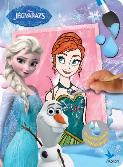 Disney - Vízzel festhető színezőkönyv - Jégvarázs Legnépszerűbb