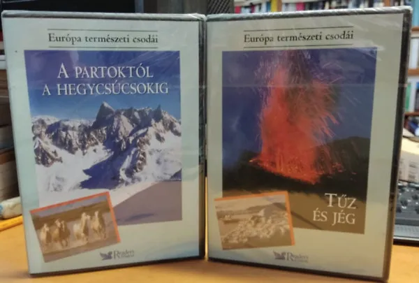Biztonságos fizetés 2 db Európa természeti csodái DVD: A partoktól a hegycsúcsokig + Tűz és jég