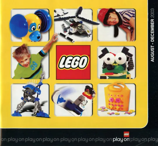 Csak ma LEGO katalógus 2003 augusztus-december