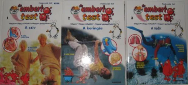 Szuper akció Az emberi test 1-3. 1. A szív, 2. A keringés, 3. A tüdő - Milyen? Hogy működik? Hogyan gyógyítható? Fedezzük fel!