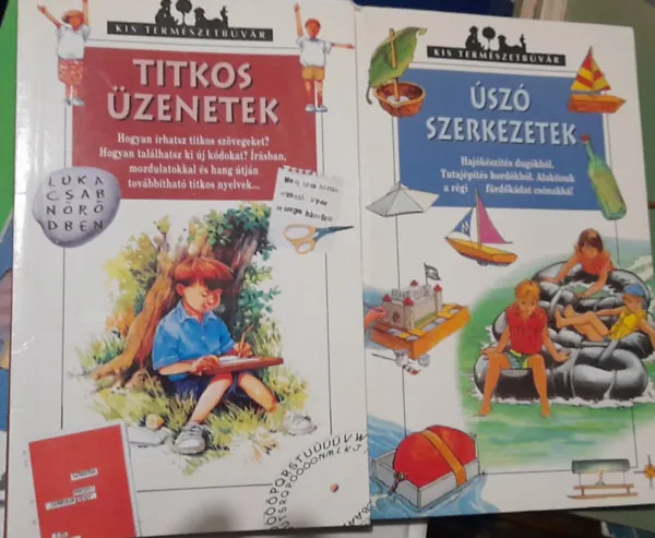 Prémium 2 db Kis természetbúvár füzet: Titkos üzenetek, Úszó szerkezetek