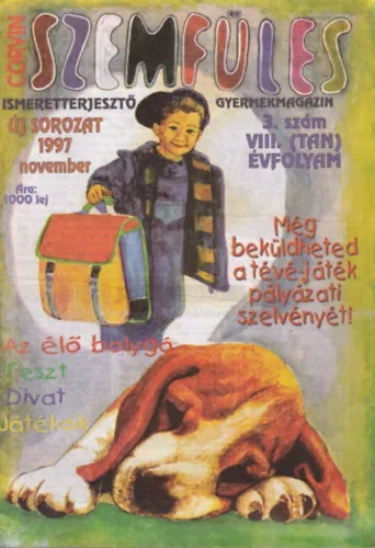 Azonnali szállítás 2 db Szemfülles ismeretterjeszstő gyerekmagazin: 1997/november, 1997/október