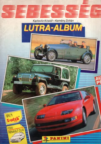 Nézd meg most Sebesség Lutra-album 91/1 matricás album