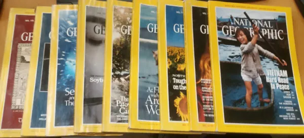 Expressz szállítás 9 db National Geographic (Lapszámok a terméklapon)