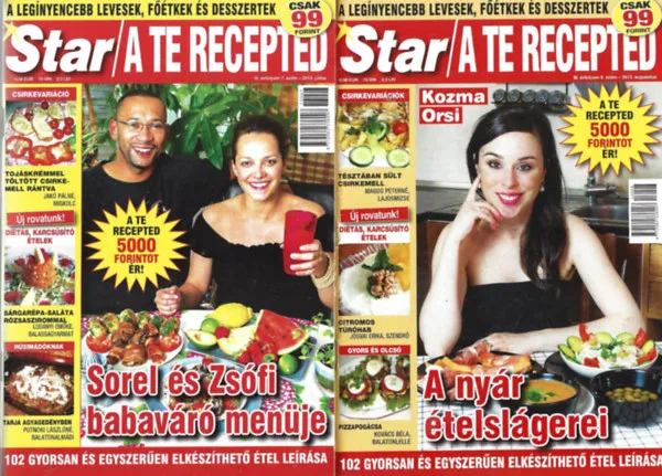 4 db Star/A te recepted, 2013. július, 2013. augusztus, 2013. szeptember, 2013. október Expressz szállítás