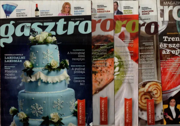 Délmagyarország Gasztro magazin 2013. évfolyam. -(19 db) Ne maradj le