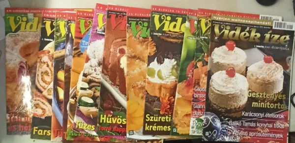 Végkiárusítás Vidéki ízek 2012 évfolyam 1-12 szám (teljes)