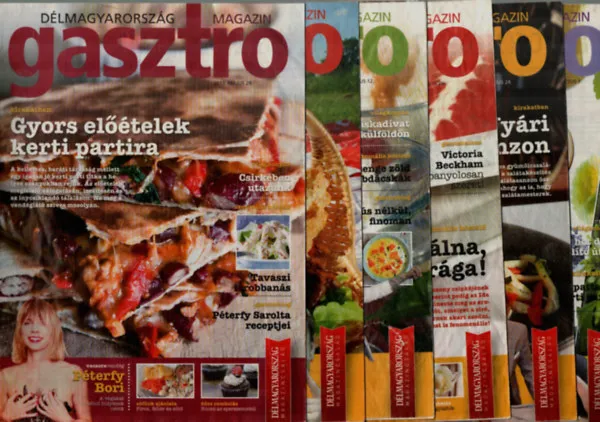 Azonnali szállítás Délmagyarország Gasztro magazin 2012. évfolyam. -(18 db)