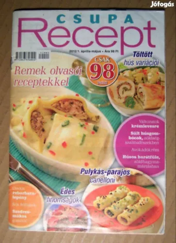Csupa recept 2012/1 április-május Azonnali szállítás