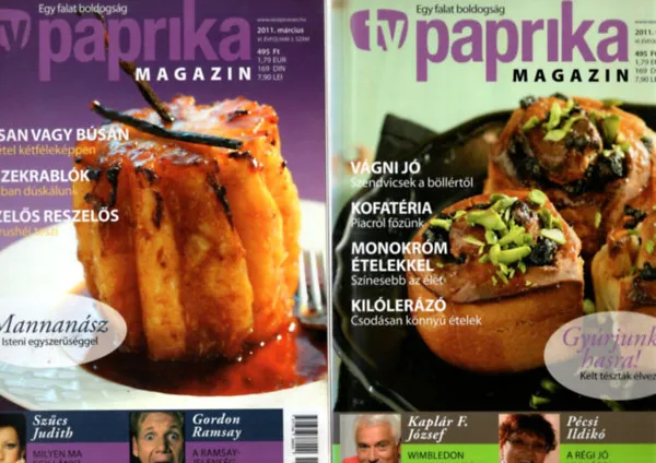 Különleges ajánlat Paprika magazin 11 szám (2011. február-december)