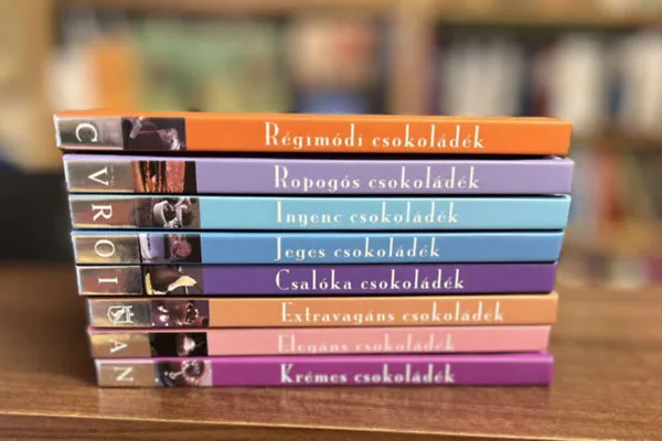 Csokoládés édességek kiskönyvtára - 8 db könyv Biztonságos fizetés