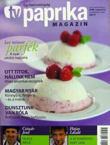 Nézd meg most TV Paprika magazin - 2009. augusztus