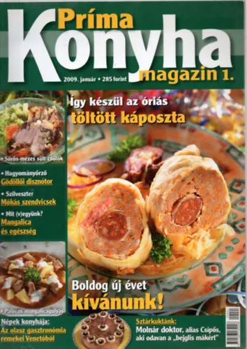Csak ma 11 db Príma Konyha magazin 2009/1-7., 2009/9-12. szám