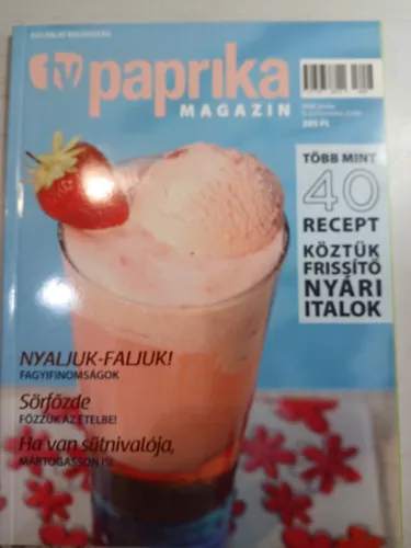 Tv Paprika magazin - 2008. június Szezonális akció