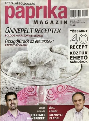 Kedvezményes ár TV Paprika magazin - 2008. december