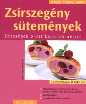 Legjobb ár Zsírszegény sütemények
