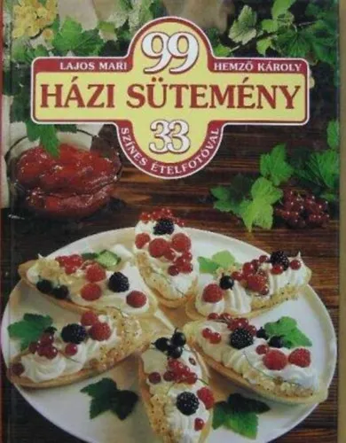Végkiárusítás 99 házisütemény 33 színes ételfotóval