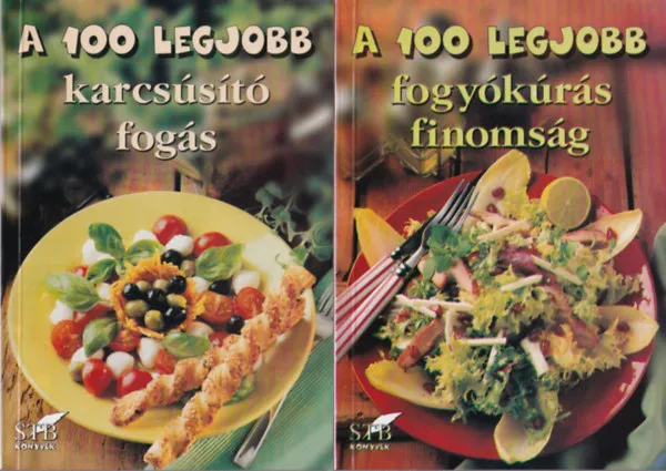 3 db A 100 legjobb szakácsfüzet: Fogyókúrás finomság, Karcsúsító fogás, Étel wokban Expressz szállítás