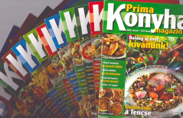 Príma Konyha magazin 2006. teljes évfolyam Vásárlói kedvenc